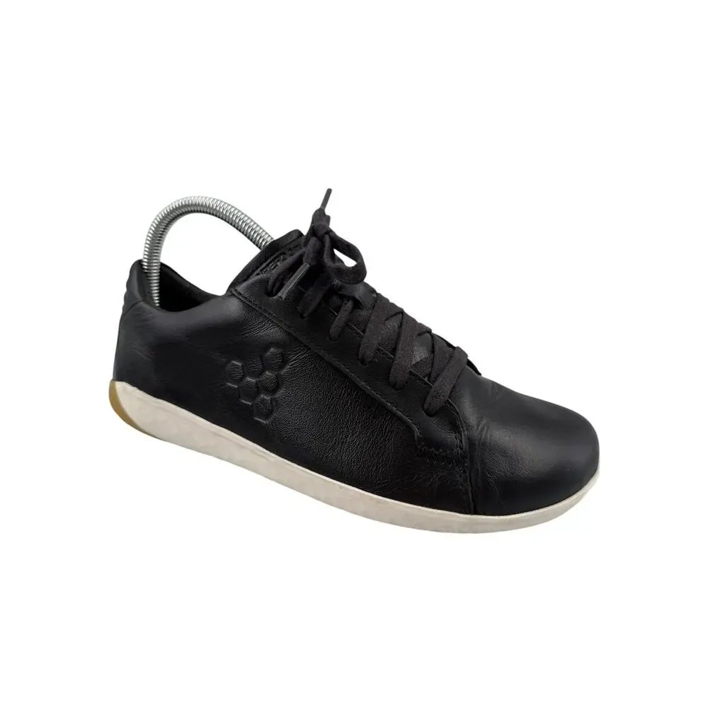 Vivobarefoot Geo Court II Men Black Leather Barefoot Sneakers EU 37 US 4.5 Minim